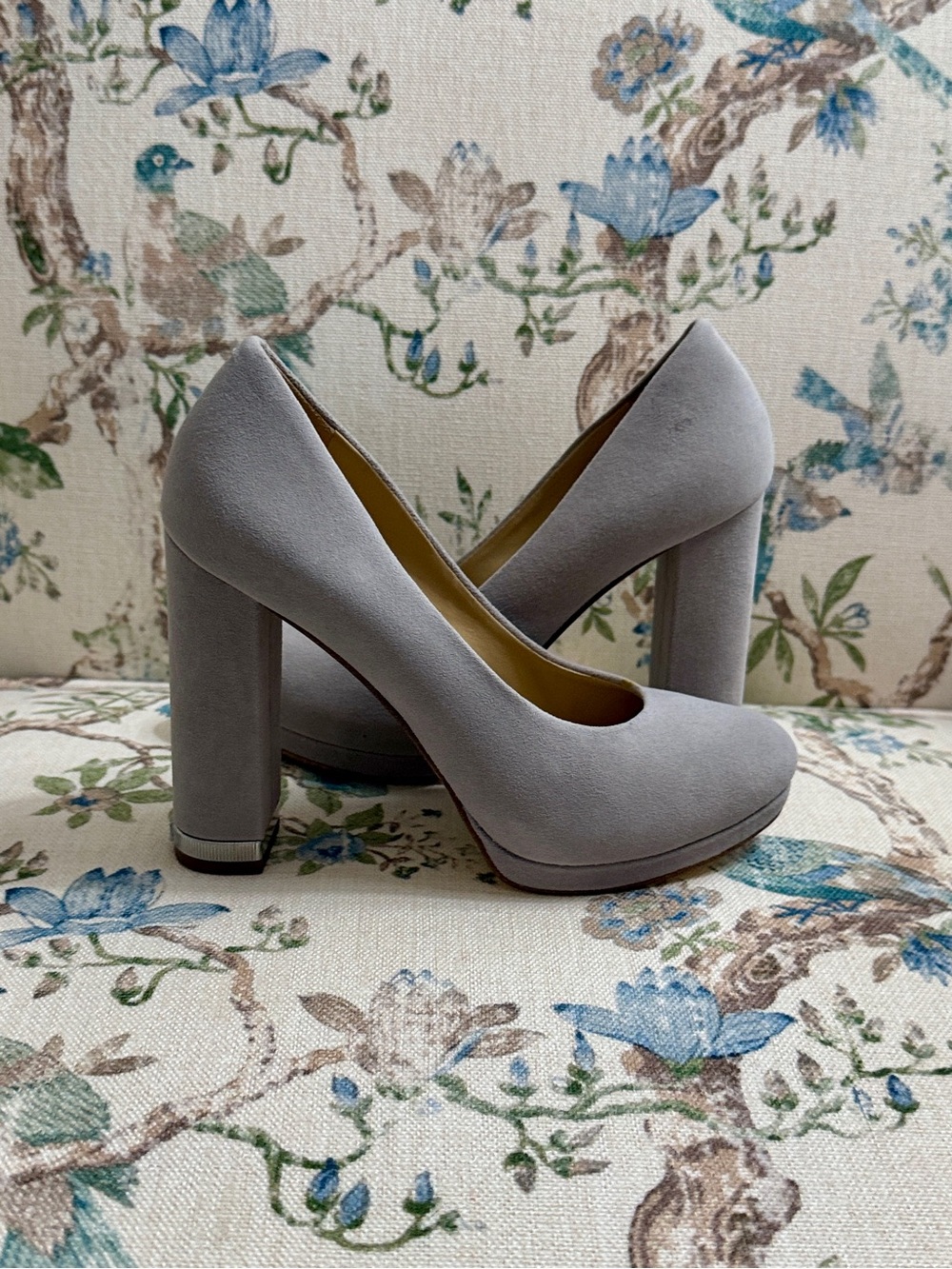 Michael Kors Sabrina Suede Platform Pumps